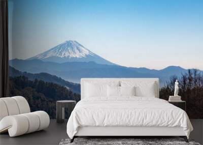 富士山　山梨県甲斐市からの遠景　（2021年2月）
Mount Fuji  （View from Yamanashi Prefecture） Wall mural